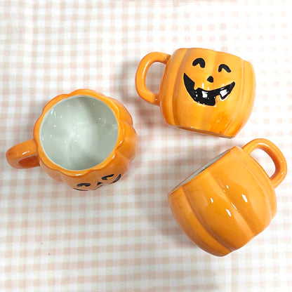 Tasses en Céramique Fantôme de Citrouille pour Halloween