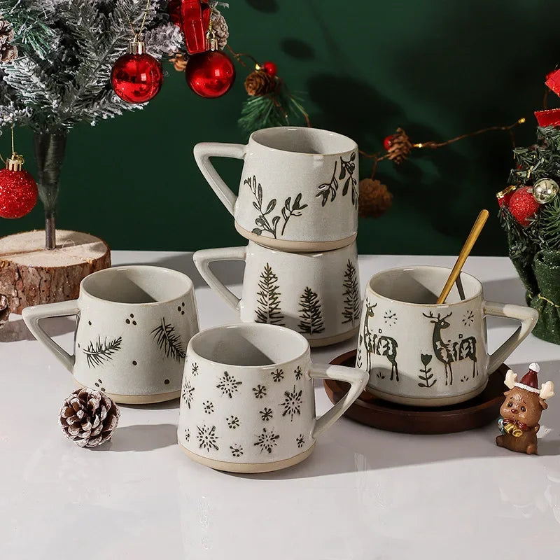 Tasse en céramique de Noël