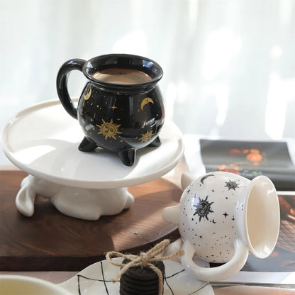 Tasse à café en céramique en forme de brassage de sorcière