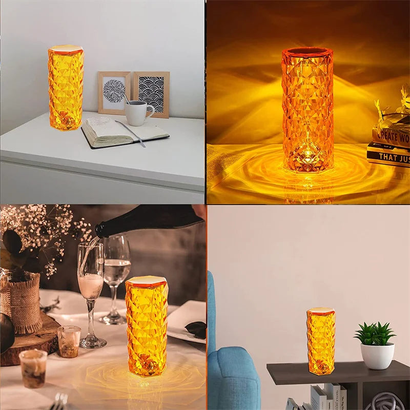 LED Crystal Table Lamp