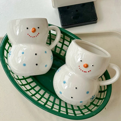 Tasse en céramique bonhomme de neige