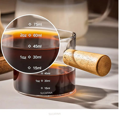 Tasse à Mesurer en Verre Thermique 75ml