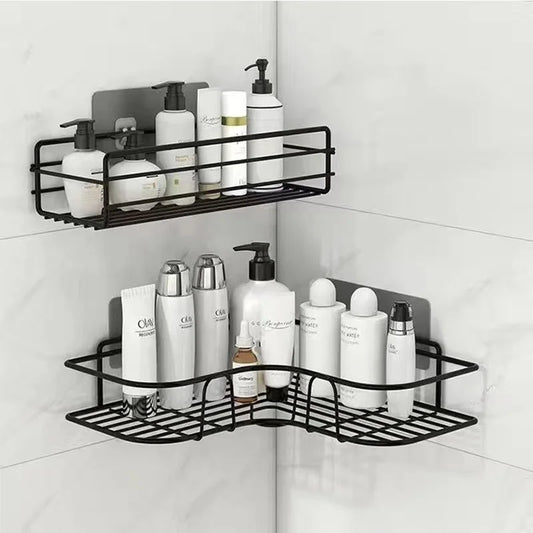 Wall-Mounted Corner Storage Shelves