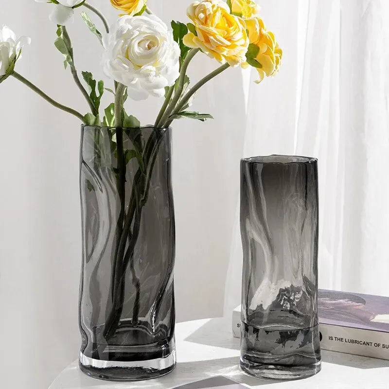 Vase en verre créatif