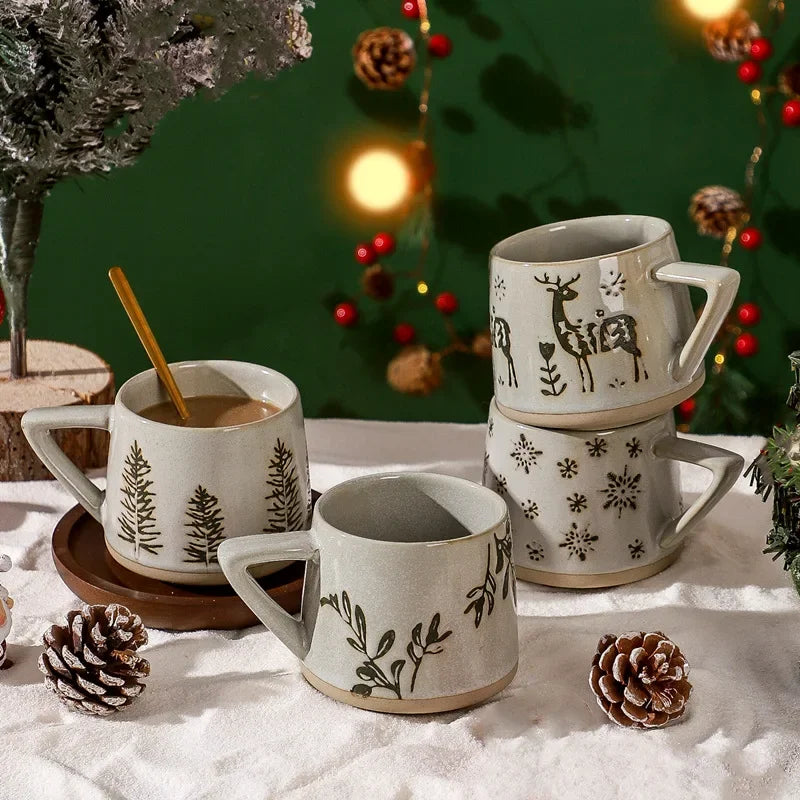 Tasse en céramique de Noël