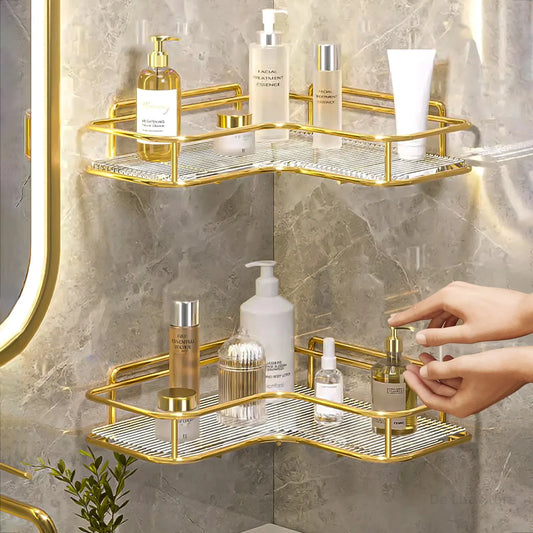 Acrylic corner shelf