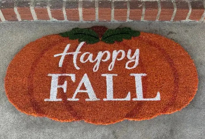 Happy Fall Welcome Door Polymer 