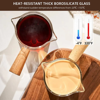 Tasse à Mesurer en Verre Thermique 75ml