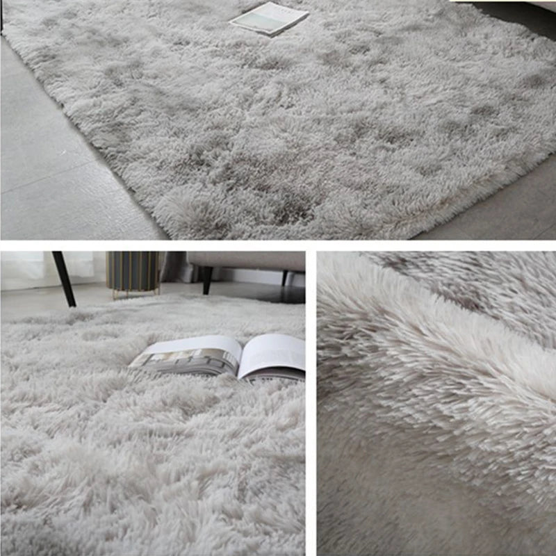 Tapis moelleux en peluche