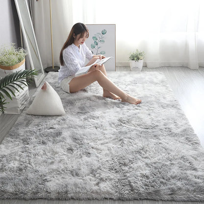 Tapis moelleux en peluche