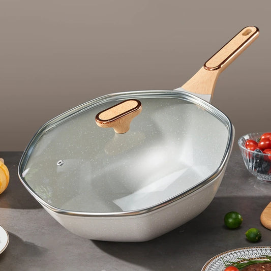 Octagonal frying pan 28cm 