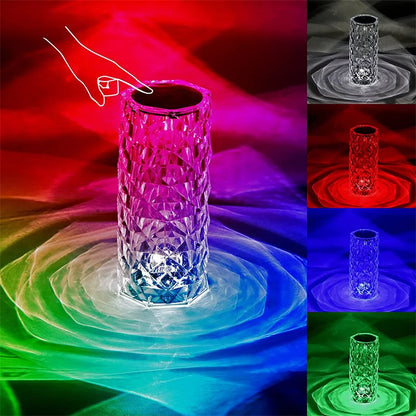 LED Crystal Table Lamp