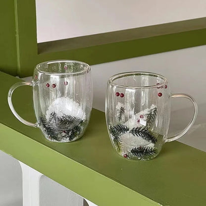 Tasse en Verre, Thème de Noël