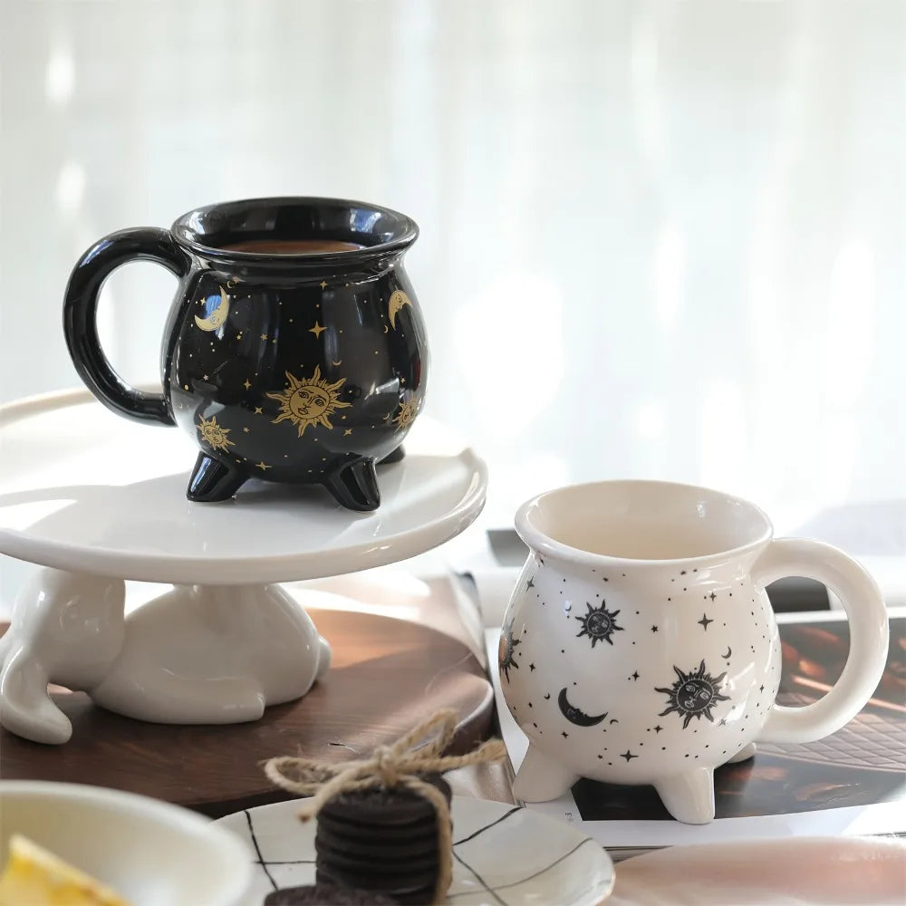 Tasse à café en céramique en forme de brassage de sorcière