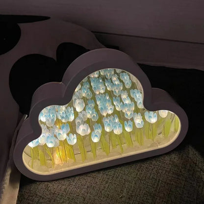 Veilleuse LED nuage tulipe