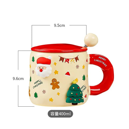 Tasse en céramique de Noël