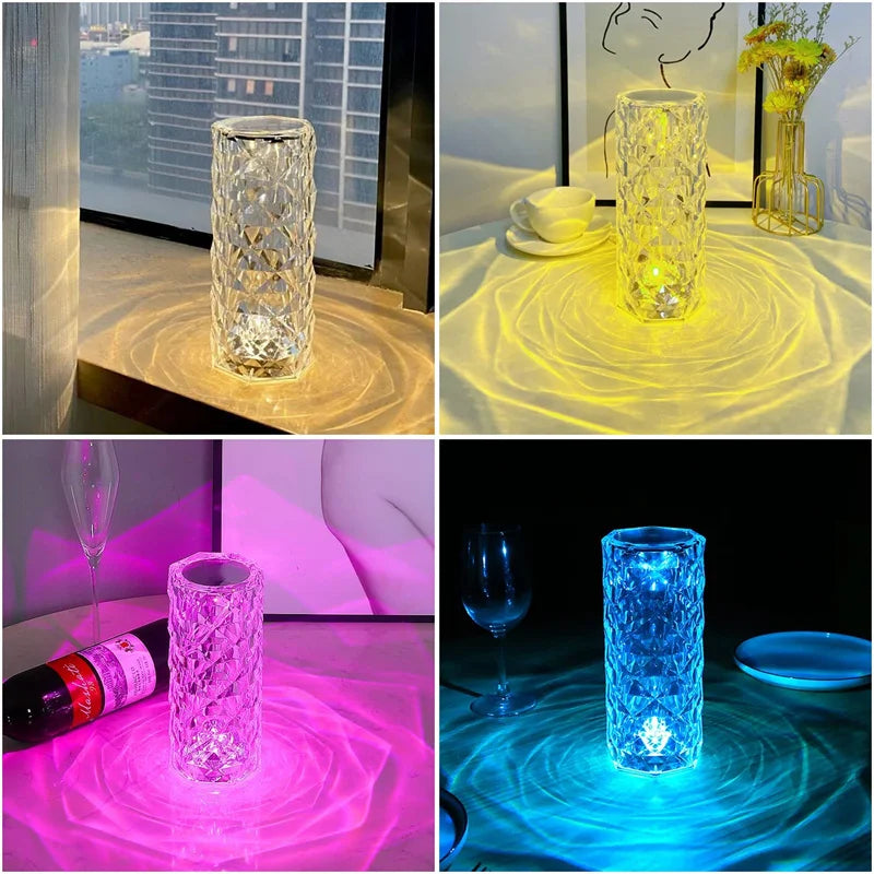 LED Crystal Table Lamp